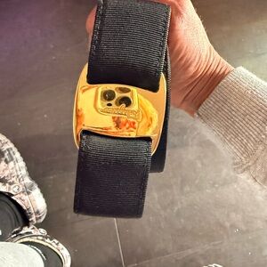 Salvatore Ferragamo Gold and Black Wearable Camera